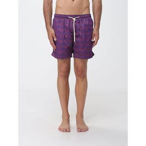 Peninsula Men Short Ethnic Pattern Swim Shorts Peninsula With Drawstring Waist